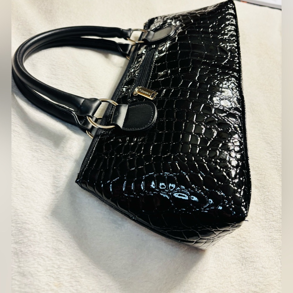 Wine Insulated Bag in Black NWOT - Picture 5 of 7